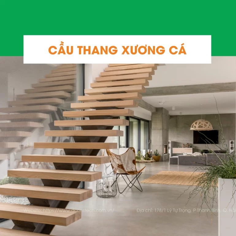 Các kiểu xây cầu thang thường gặp hiện nay trong thiết kế nhà ở